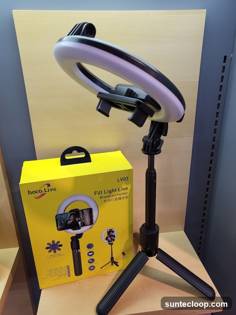 Ring Light Broadcast Holder