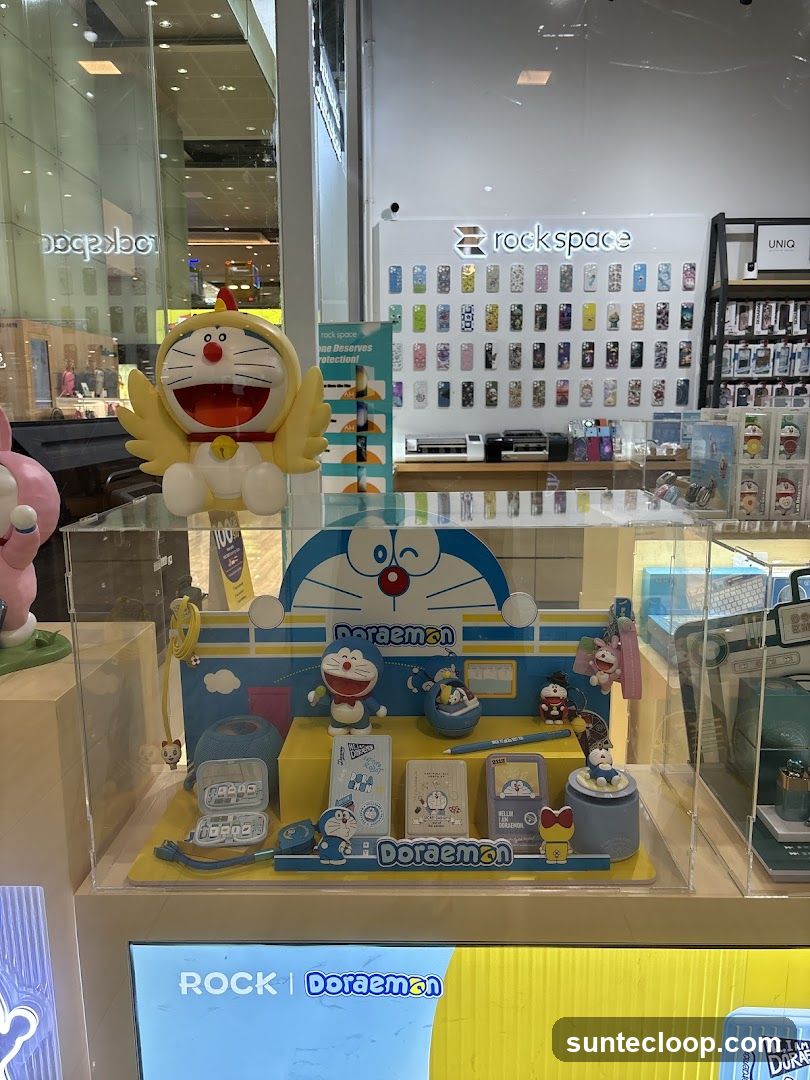 Doraemon merchandise display