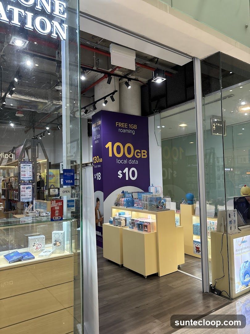 Mobile Phone Store Display
