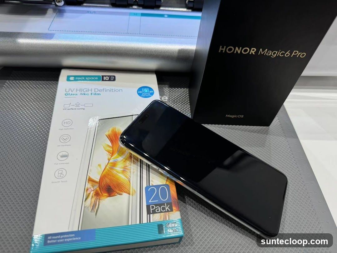 HONOR Magic6 Pro and Screen Protector