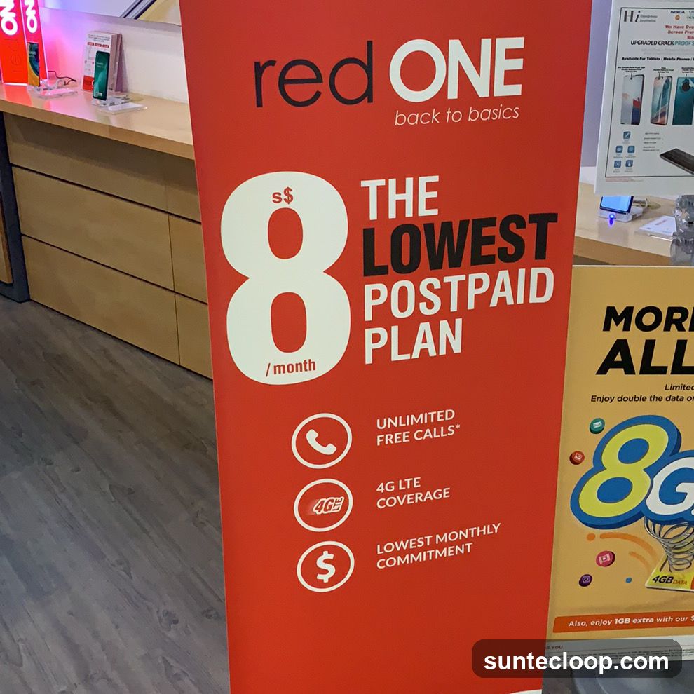 Red ONE Postpaid Plan Advertisement