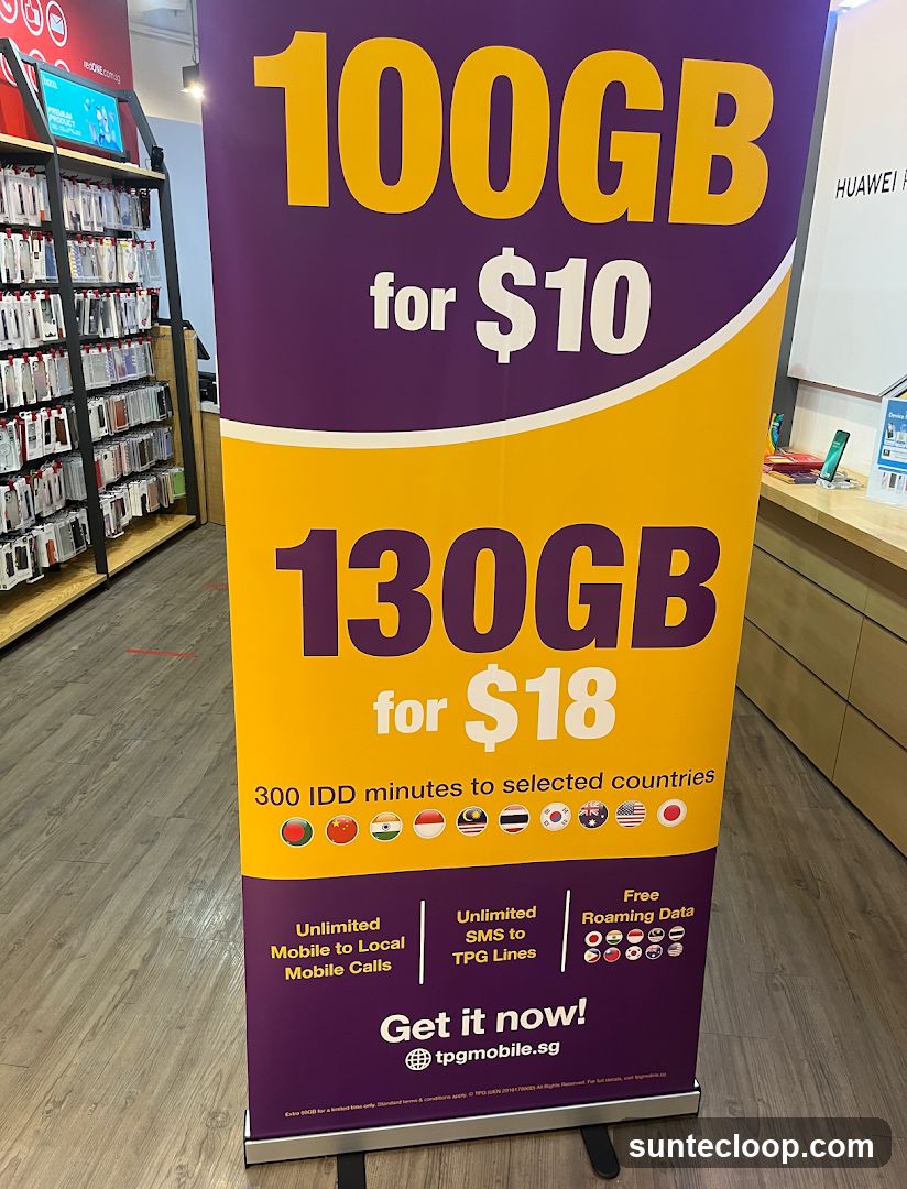 TPG Mobile Promotion Banner