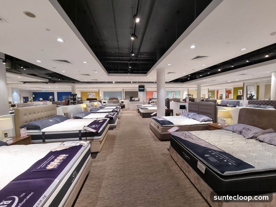 Mattress Store Interior