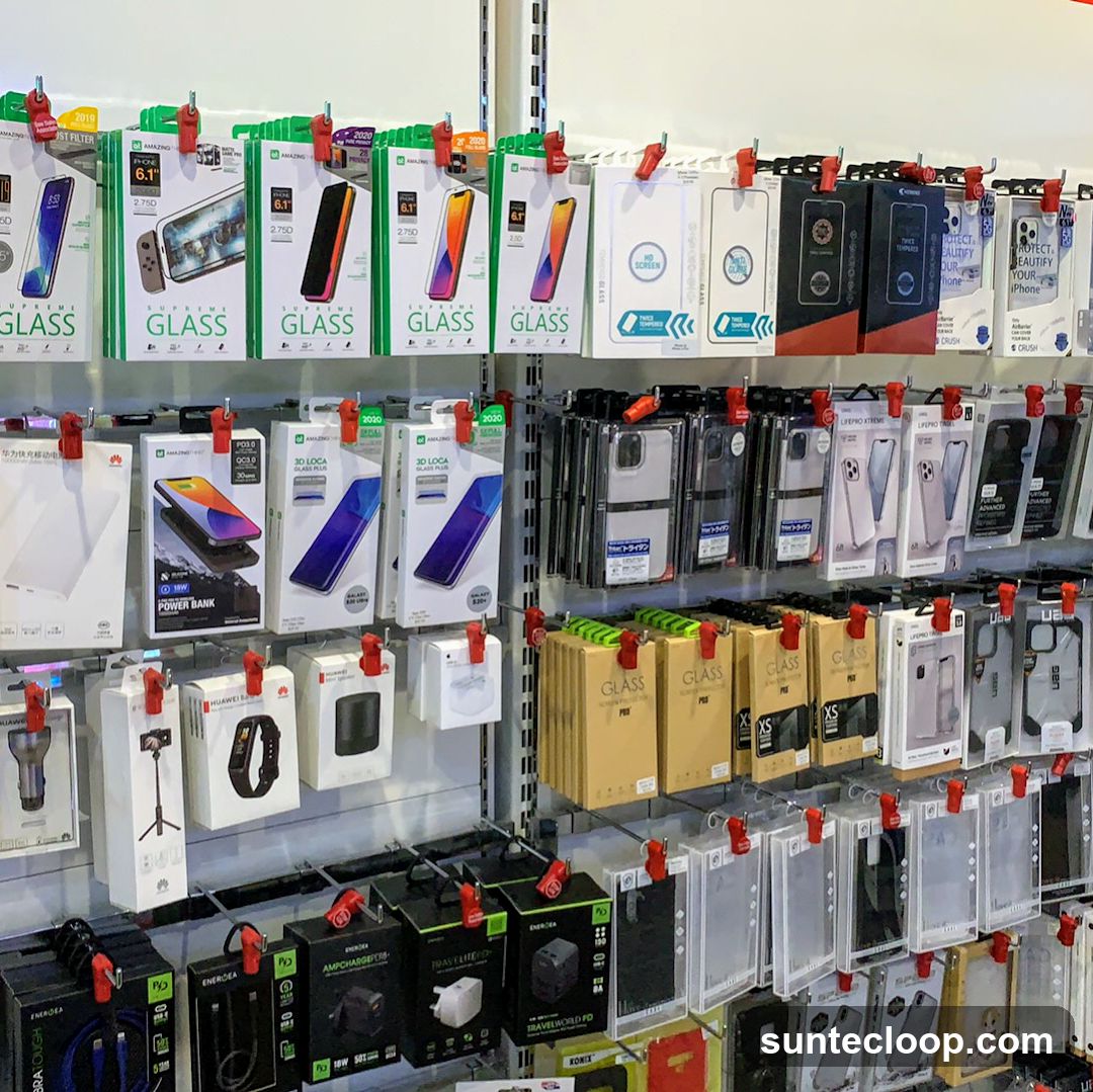 Phone Accessories Display