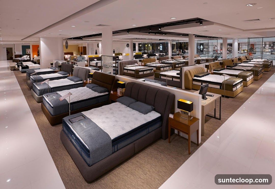 Mattress Store Interior