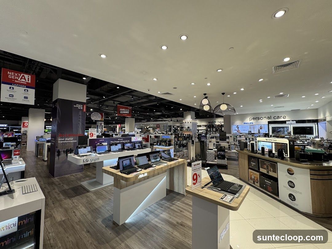 Electronics Store Display