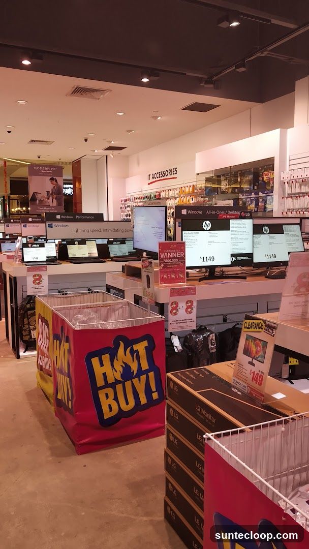 Electronics Store Display