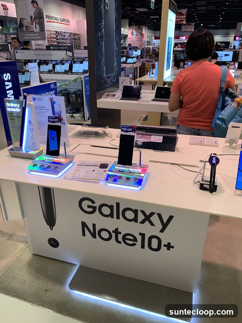 Samsung Galaxy Note10+ Display
