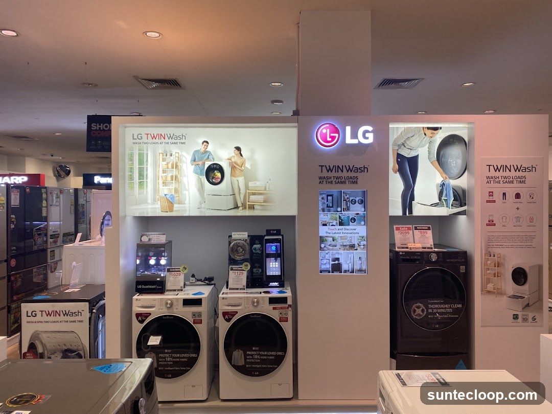 LG TWINWash Display