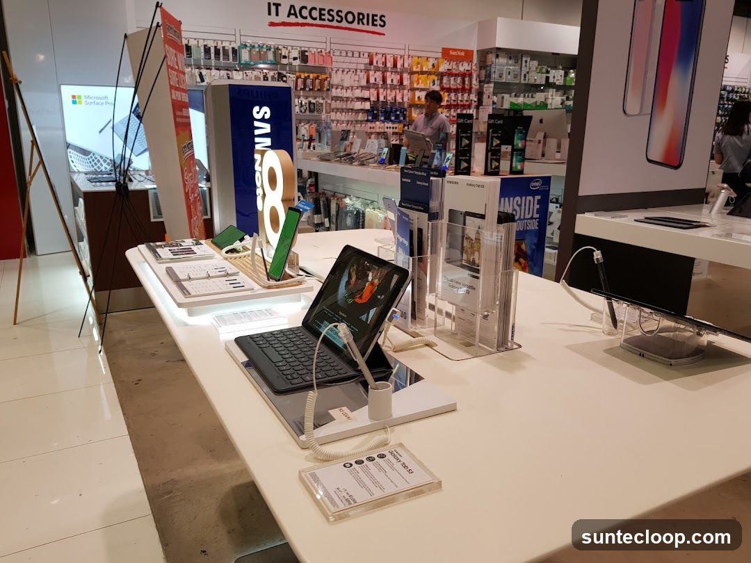 Electronics Store Display