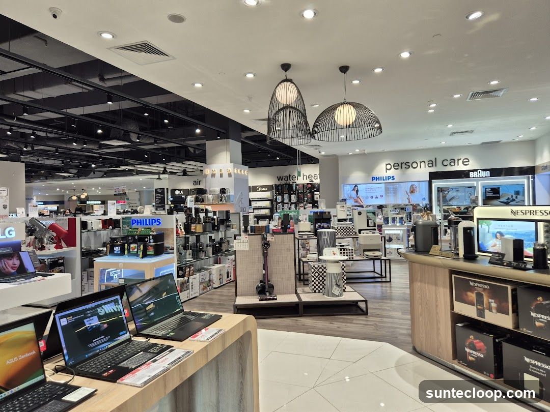 Electronics Store Interior