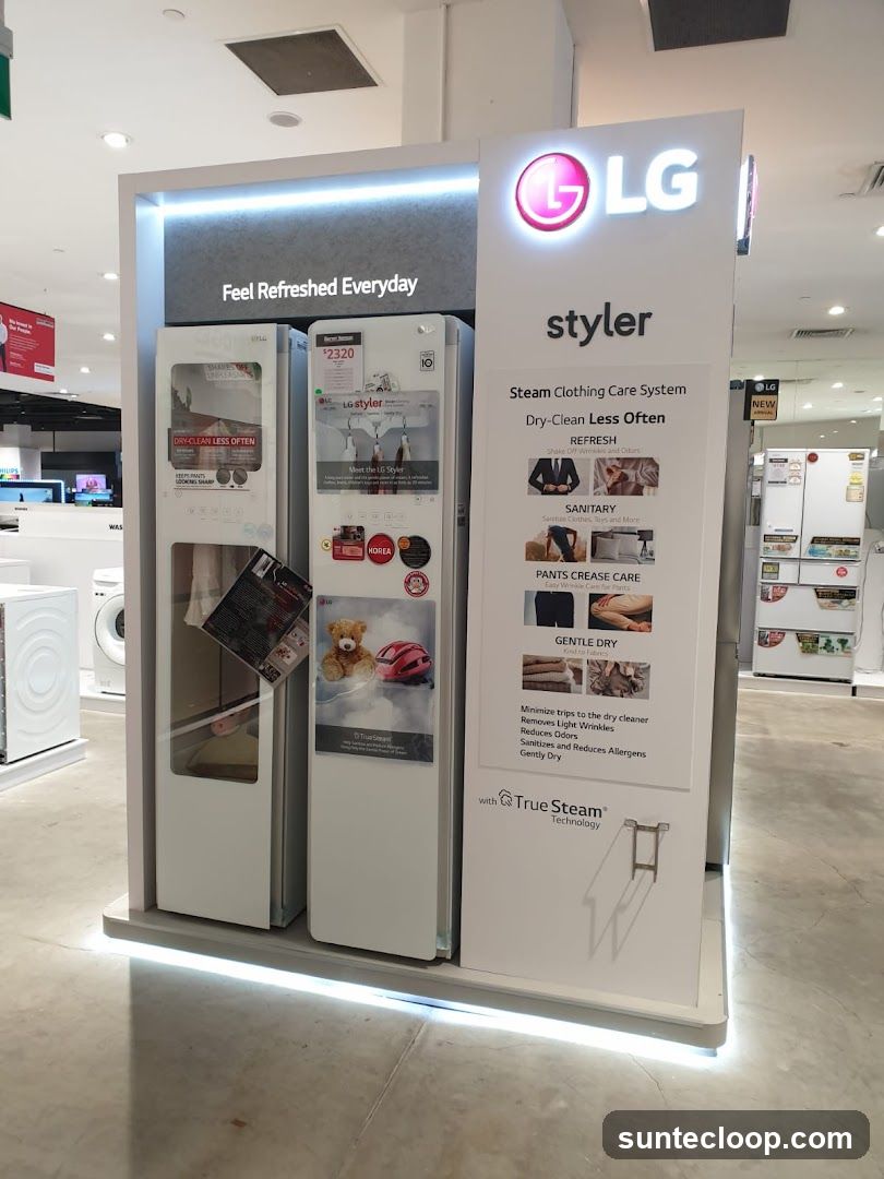 LG Styler Display