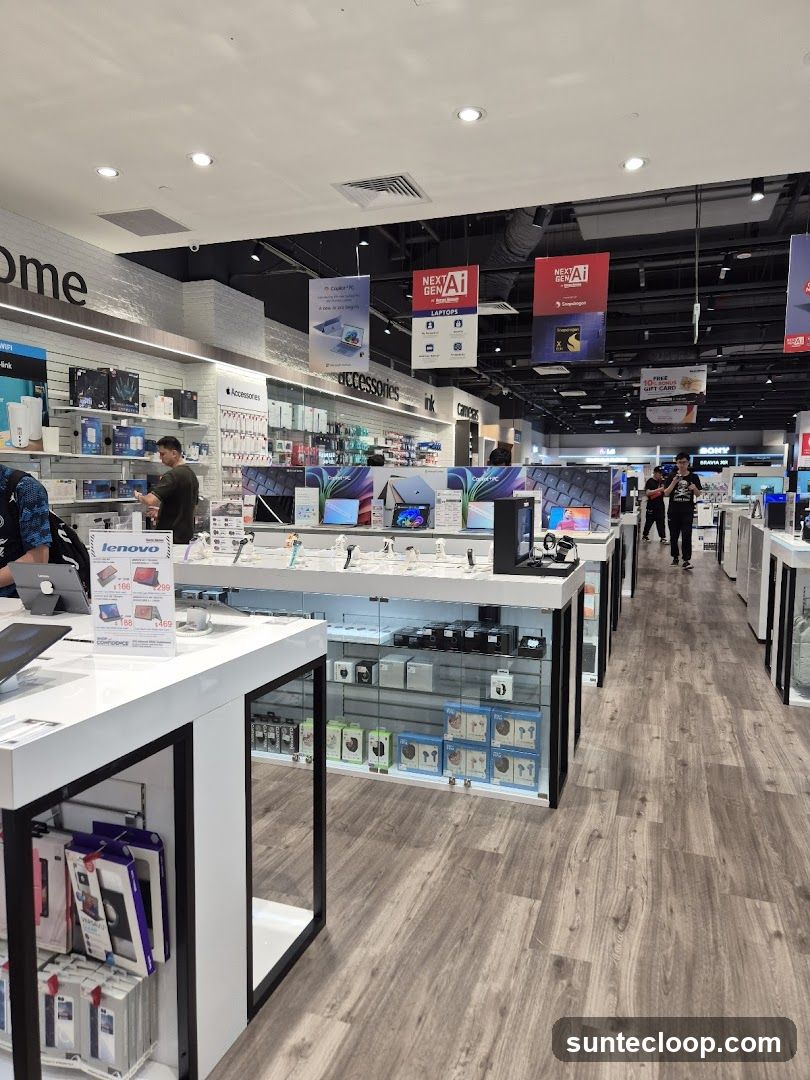 Electronics Store Interior