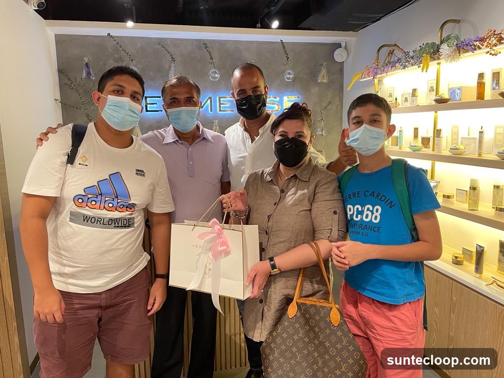 People Posing in a Store