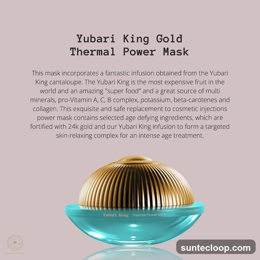 Yubari King Gold Thermal Power Mask