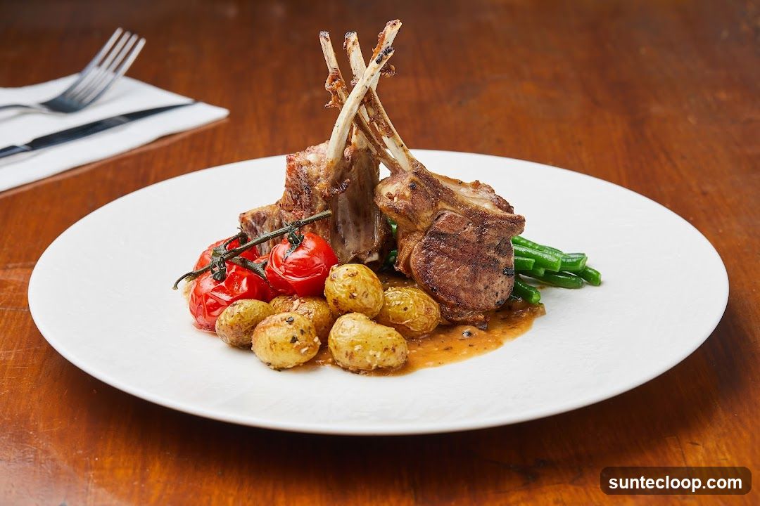 Rack of Lamb with Sides
