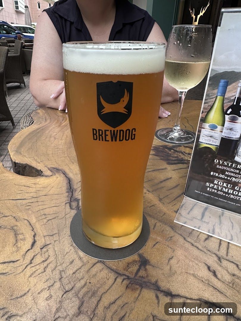 Brewdog Beer and Wine Menu