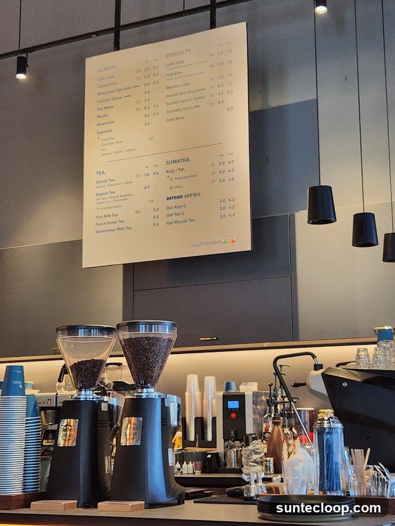 Coffee and Tea Menu