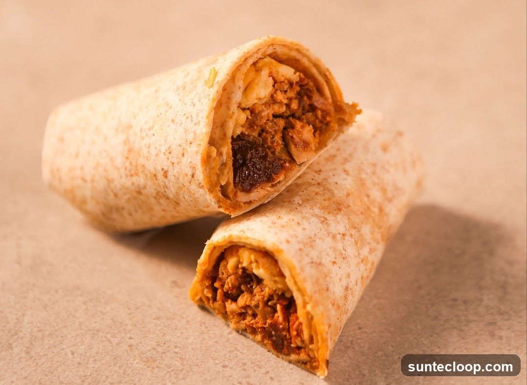 Burrito Halved