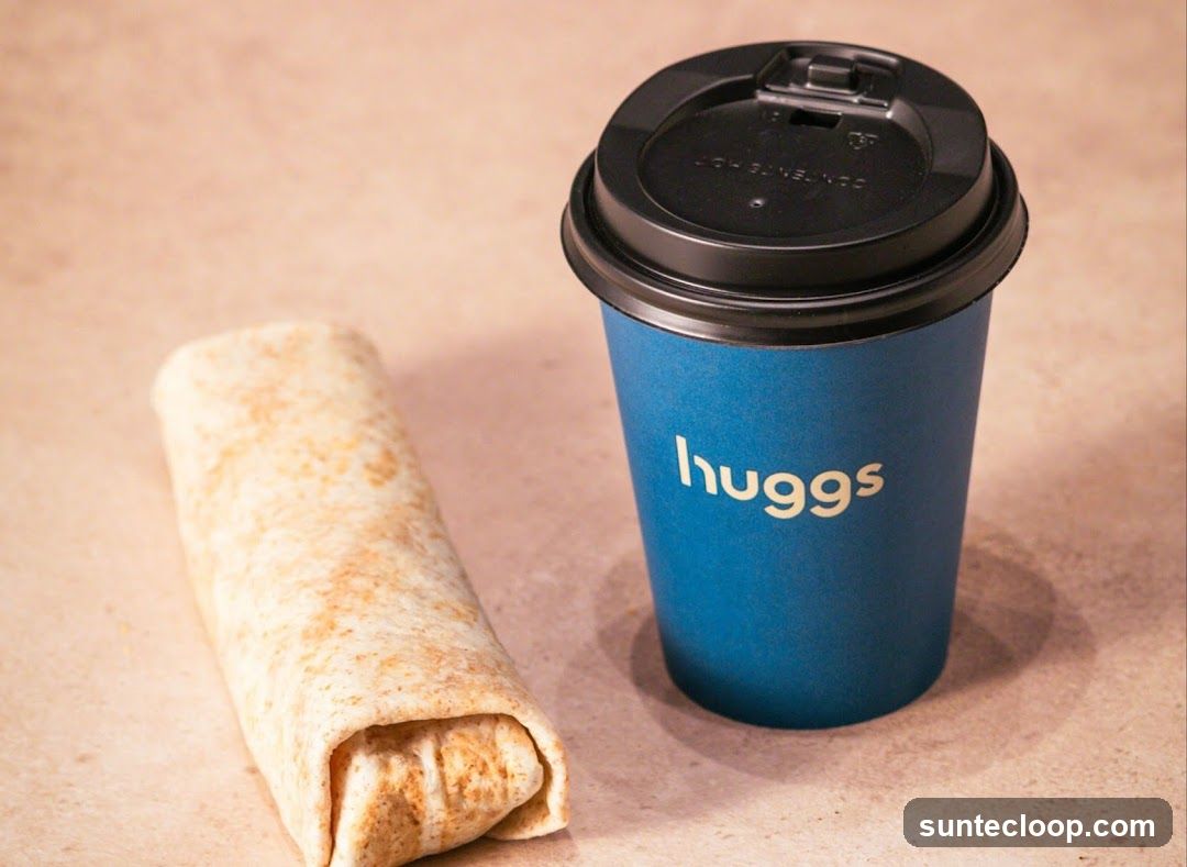 Coffee and Burrito
