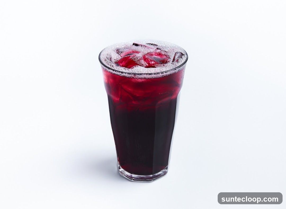 Iced Hibiscus Tea