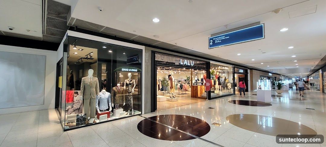 Mall Interior with Shops