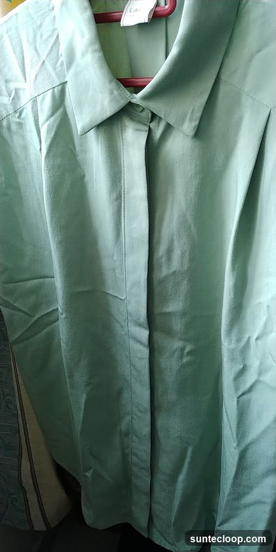 Light Green Button-Up Shirt