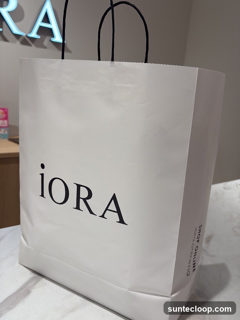 IOR A shopping bag