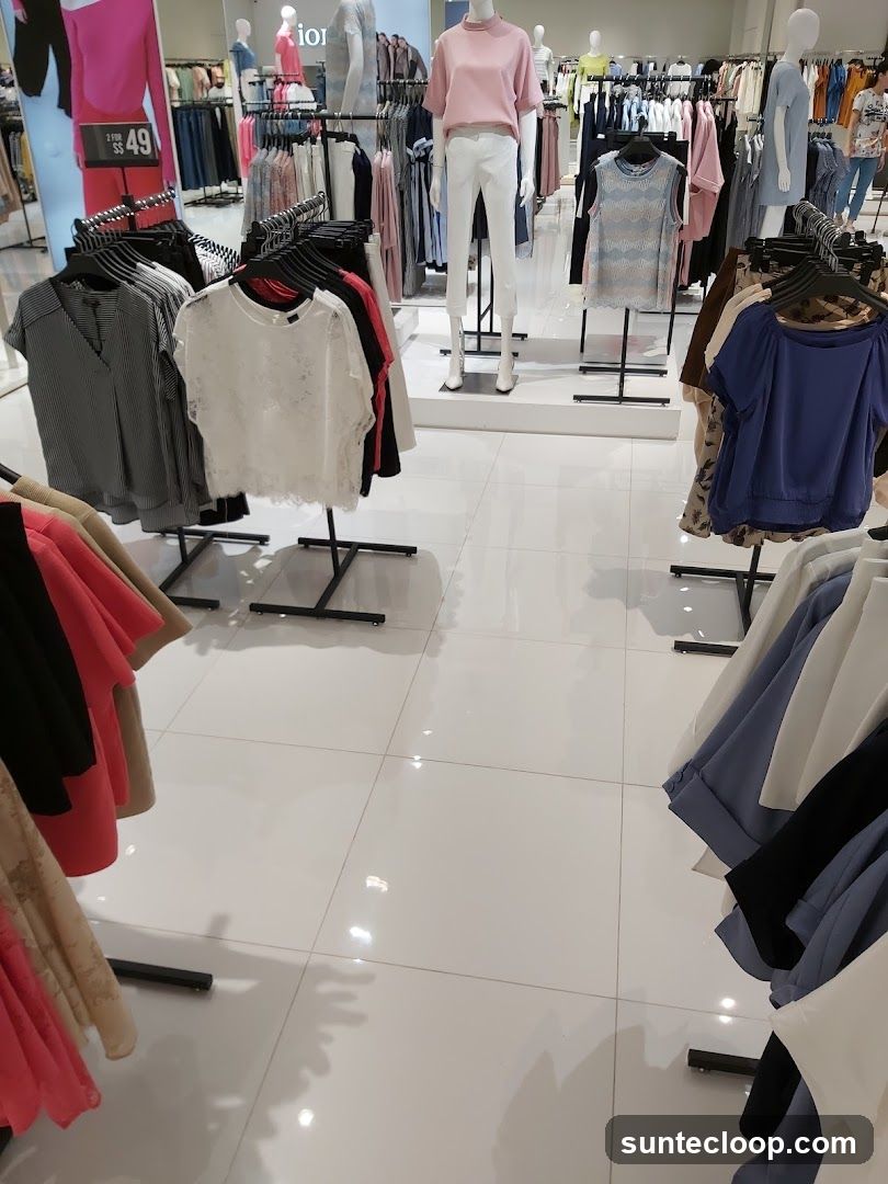 Clothing store display