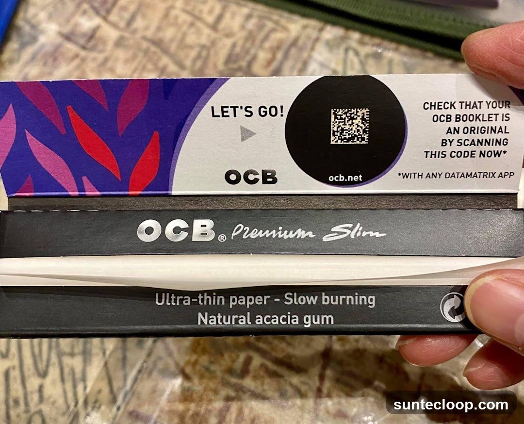 OCB Rolling Papers Packaging