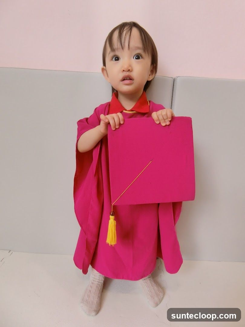 Child in Graduation Robe