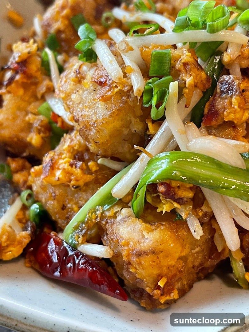 Crispy Fried Dish with Vegetables