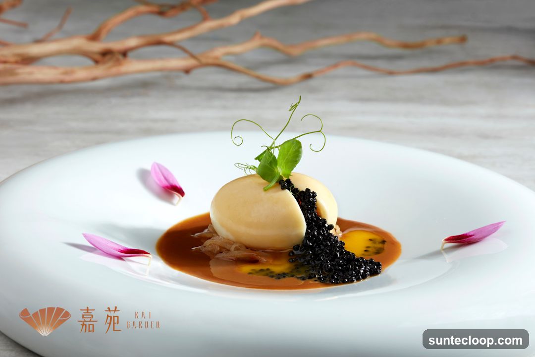 Gourmet Dessert with Caviar