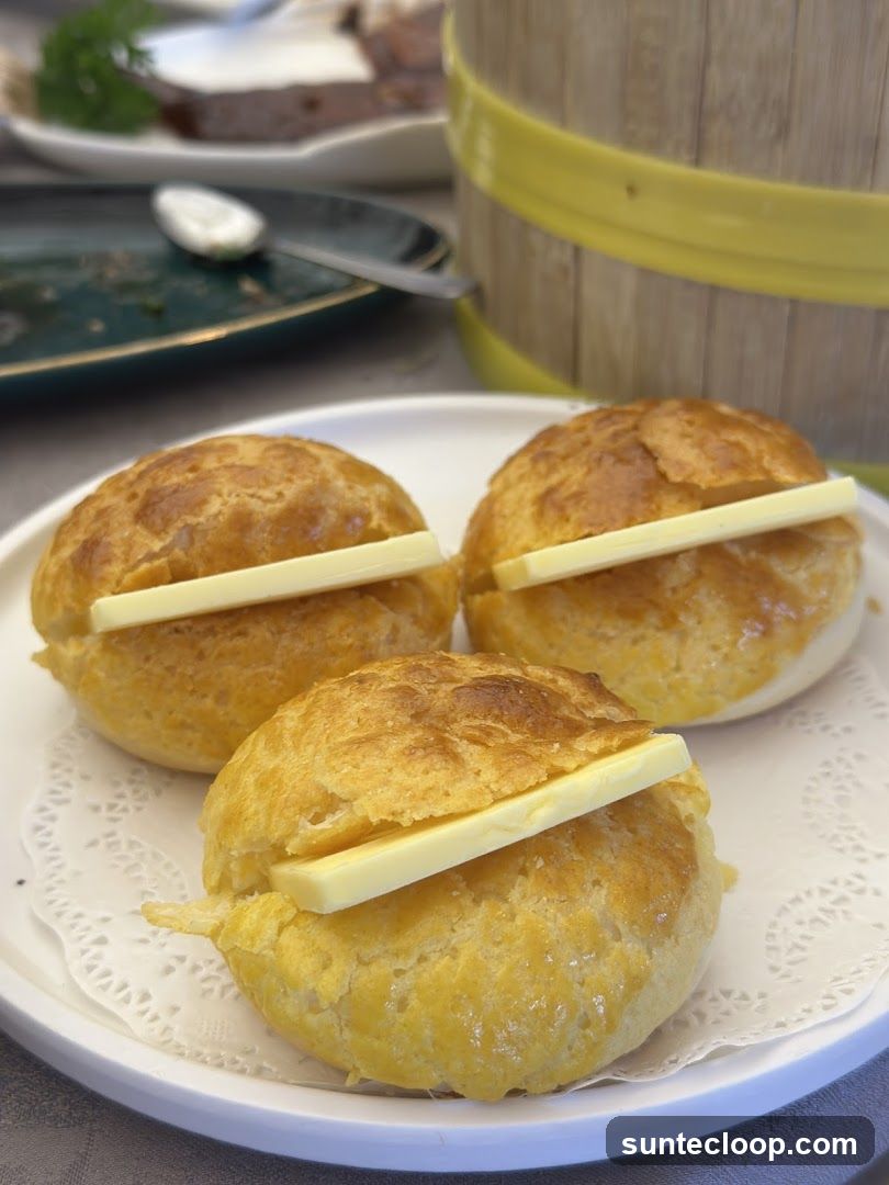Pineapple Buns with Butter