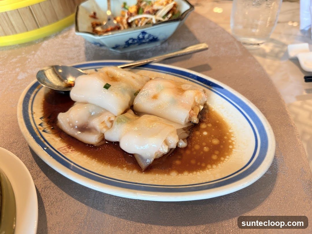 Steamed Rice Noodle Rolls