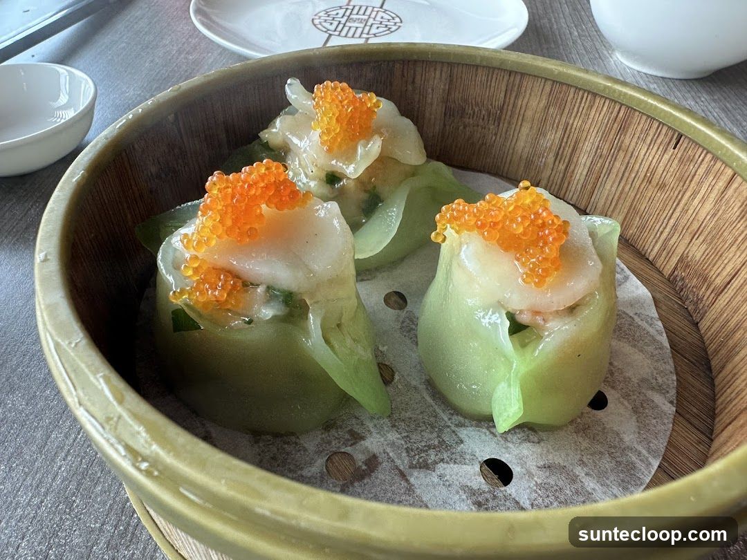 Steamed Dumplings with Roe