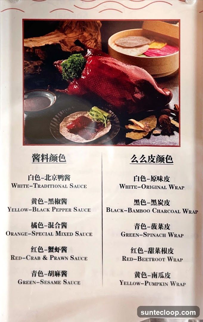 Peking Duck Sauces and Wraps