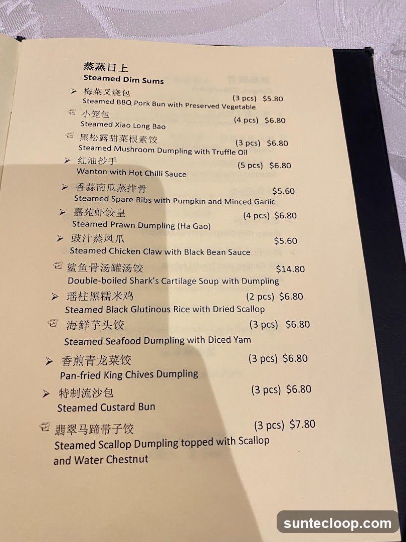 Steamed Dim Sums