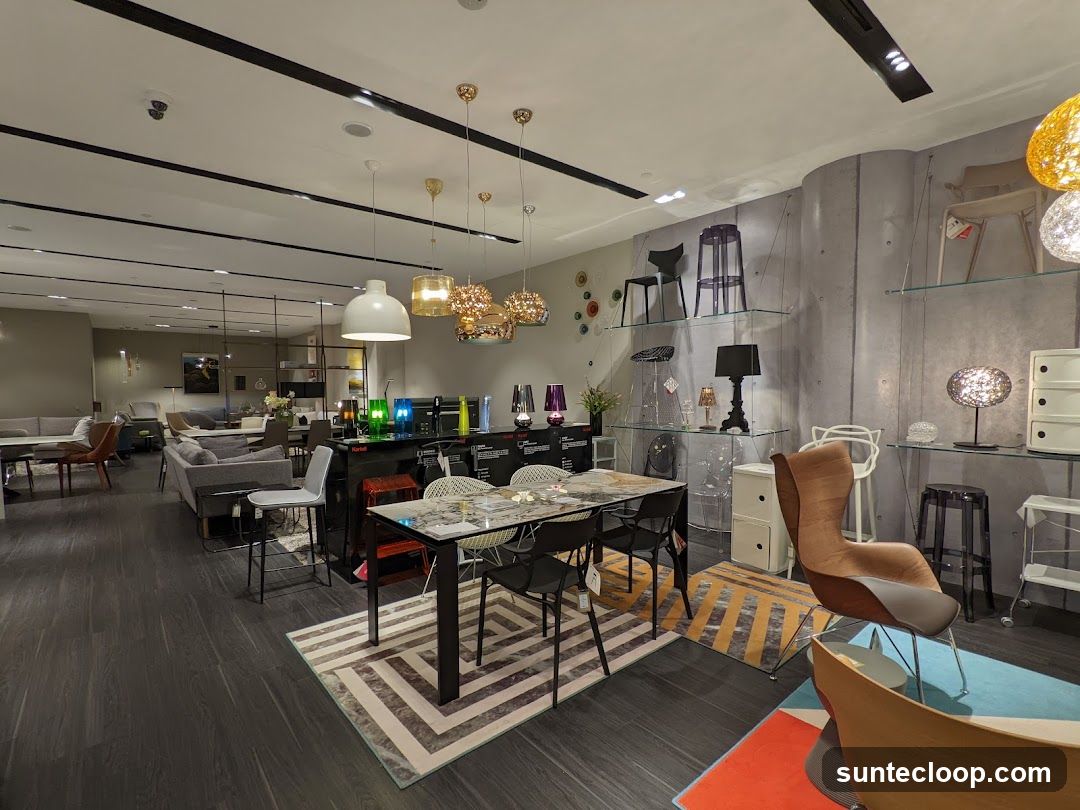 Modern Furniture and Lighting Showroom