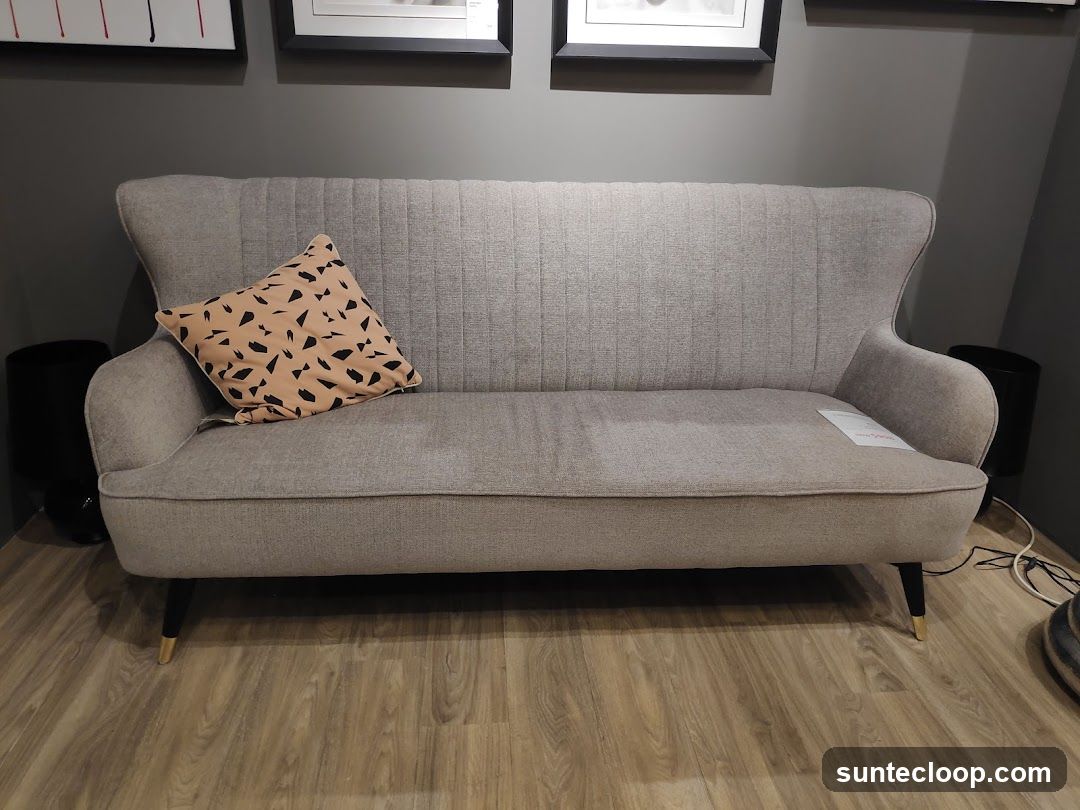 Sofa with Decorative Pillow