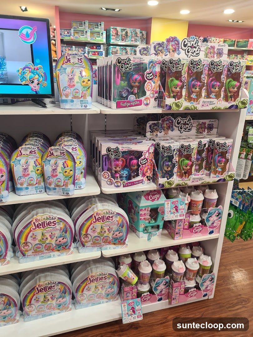 Toys on Shelves