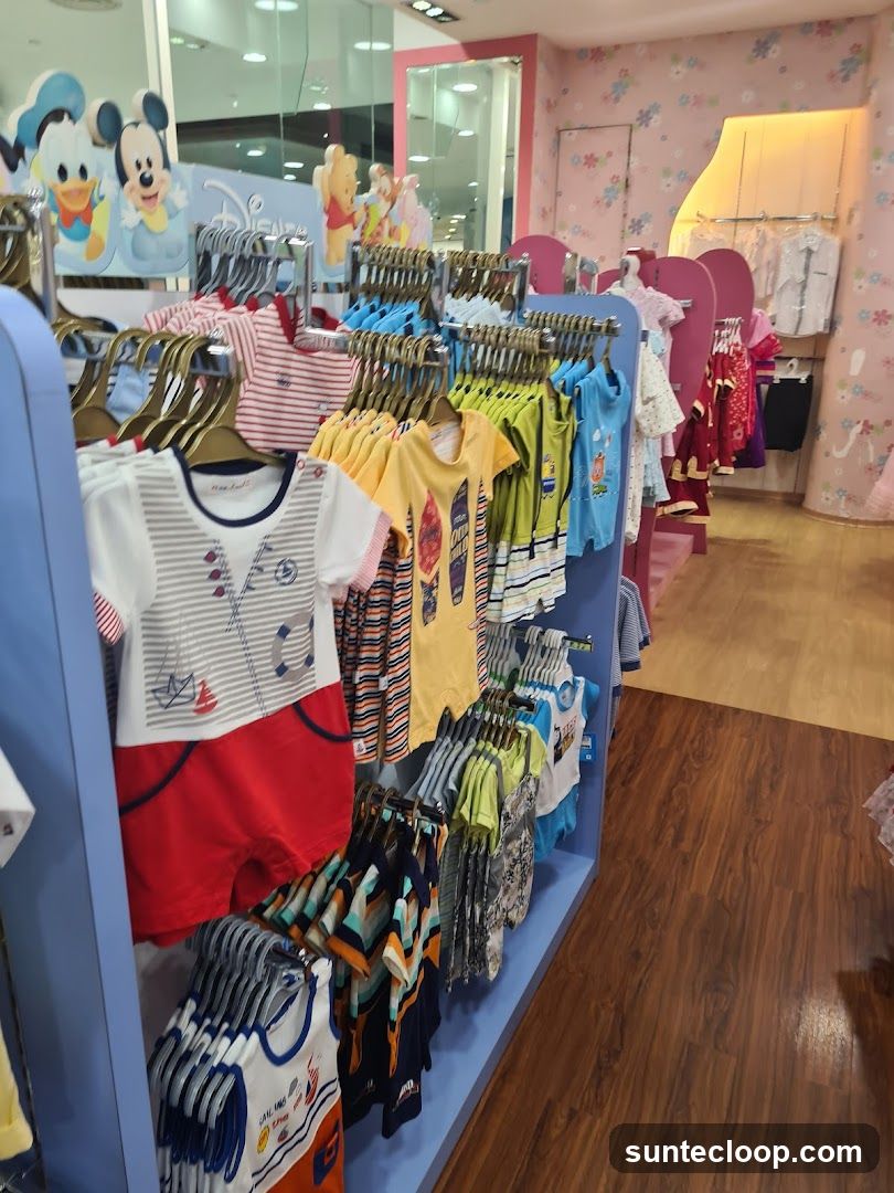 Children's Clothing Store Display