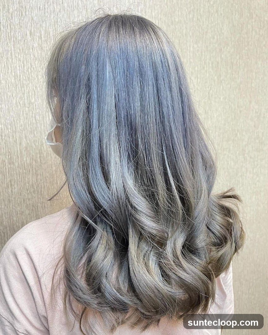 Woman with Ash-Blonde Hair