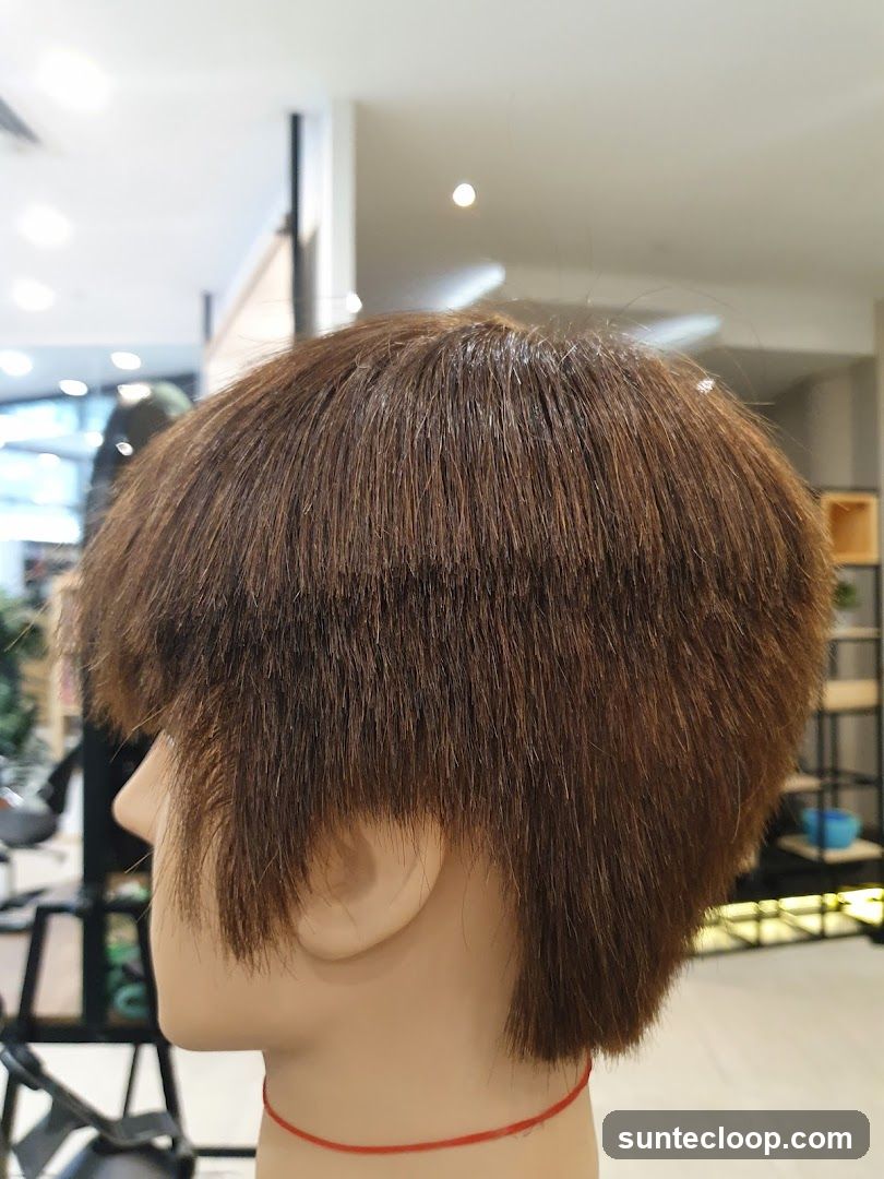 Mannequin Head with Brown Hair