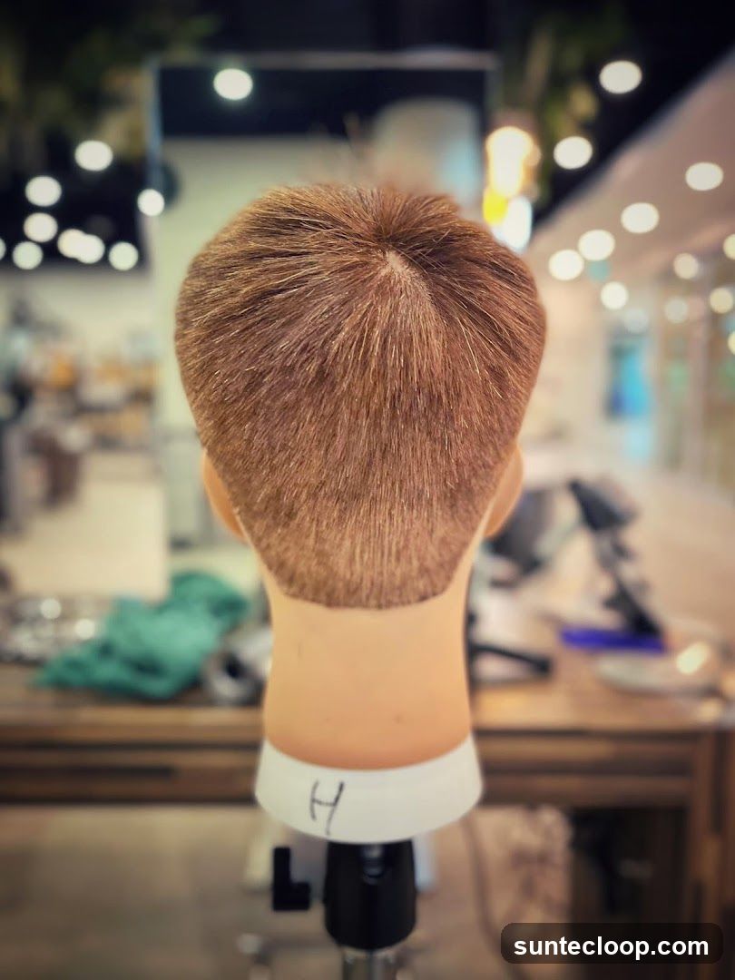 Mannequin Head with Short Haircut