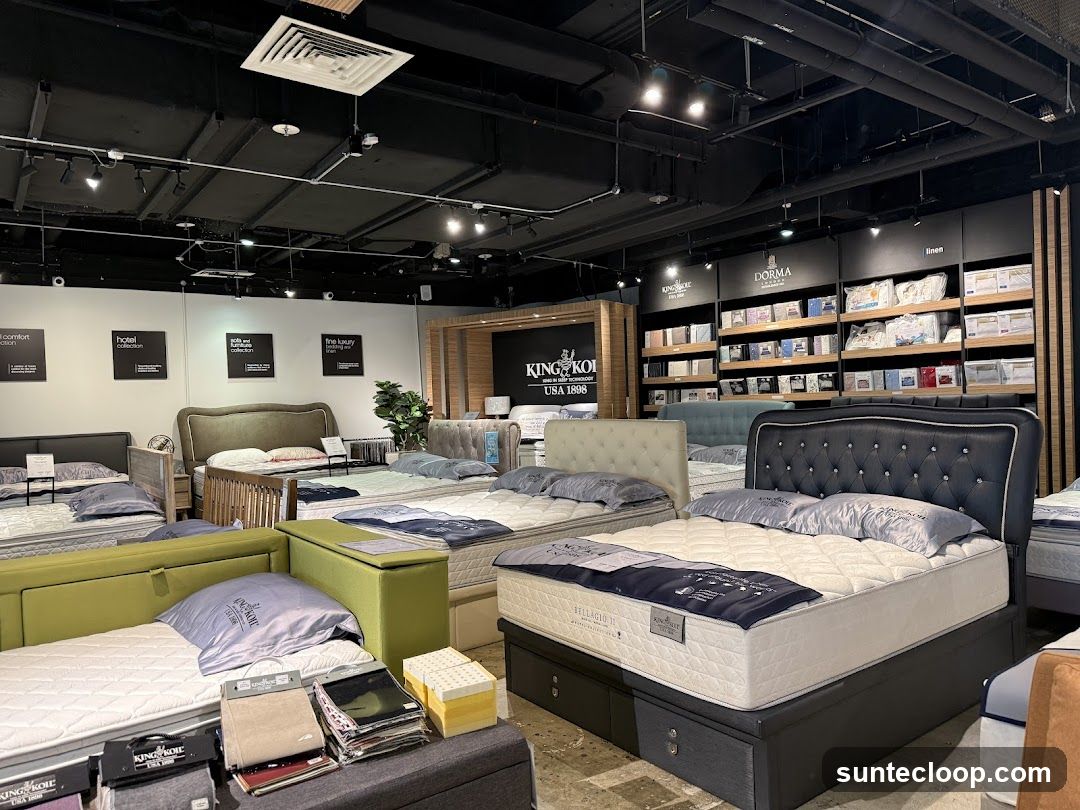 Mattress Store Interior