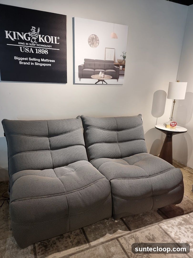 Modern Living Room Display