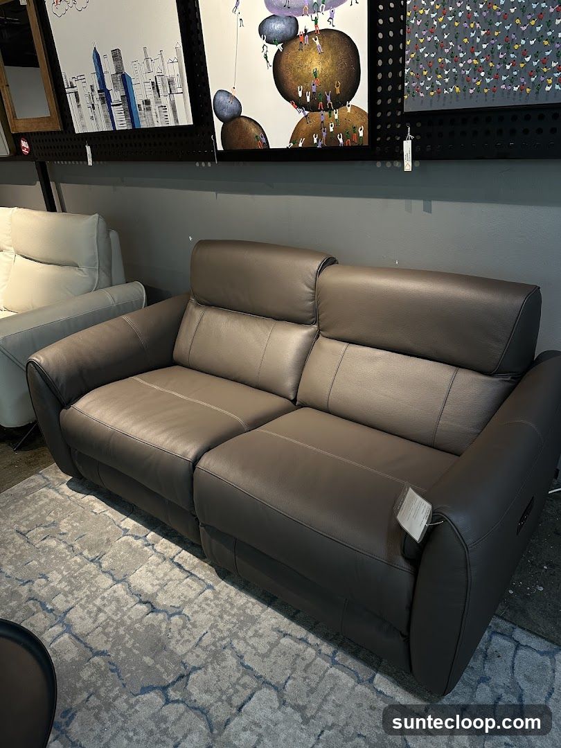 Modern Leather Sofa