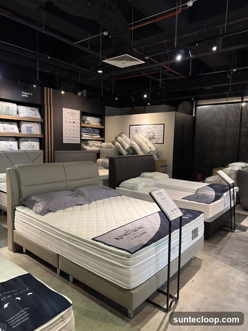 Mattress Store Interior