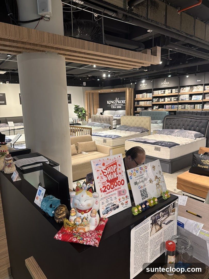 Mattress Store Interior
